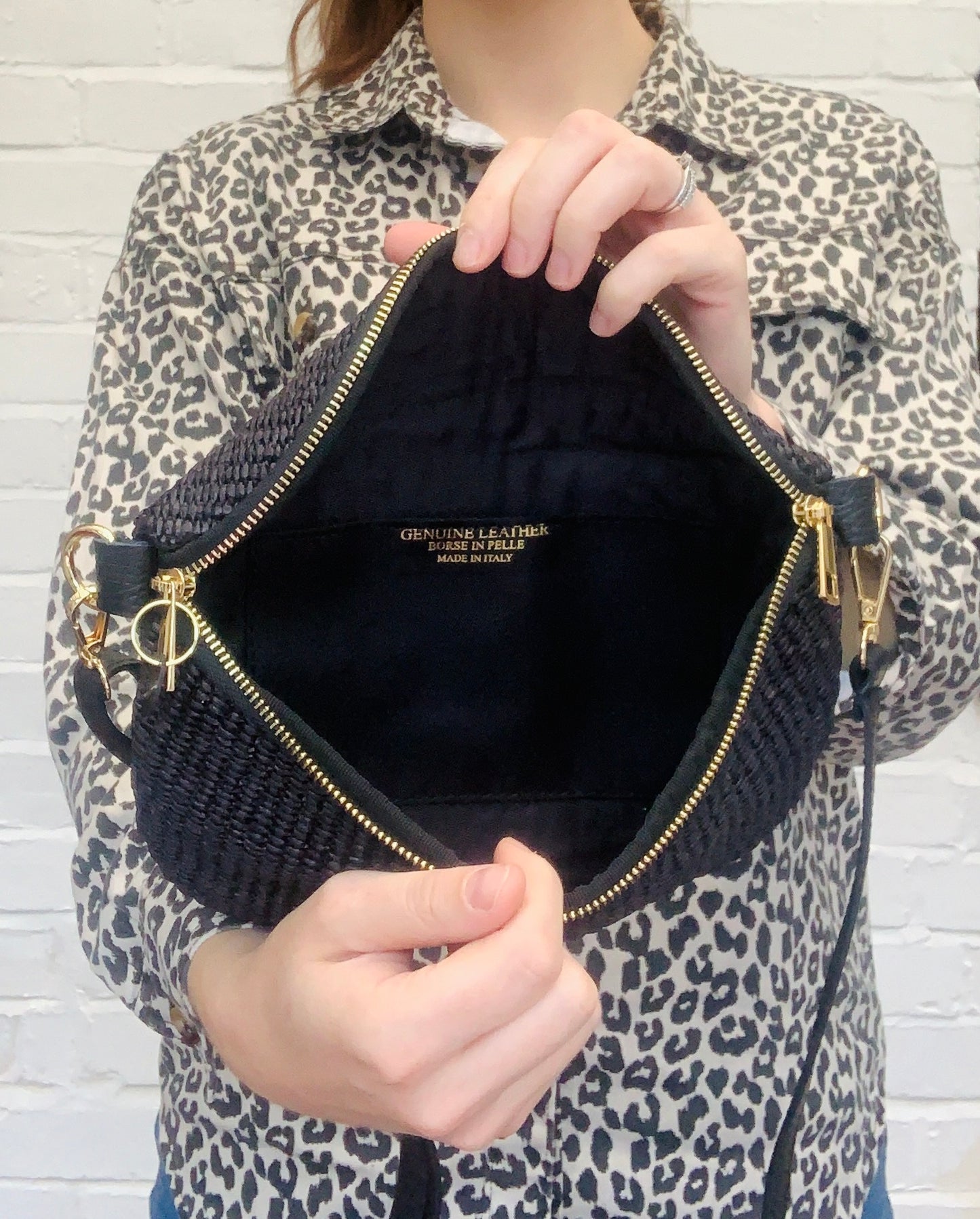 Woven Raffia Bum Bag In Numerous Colours - Rosie