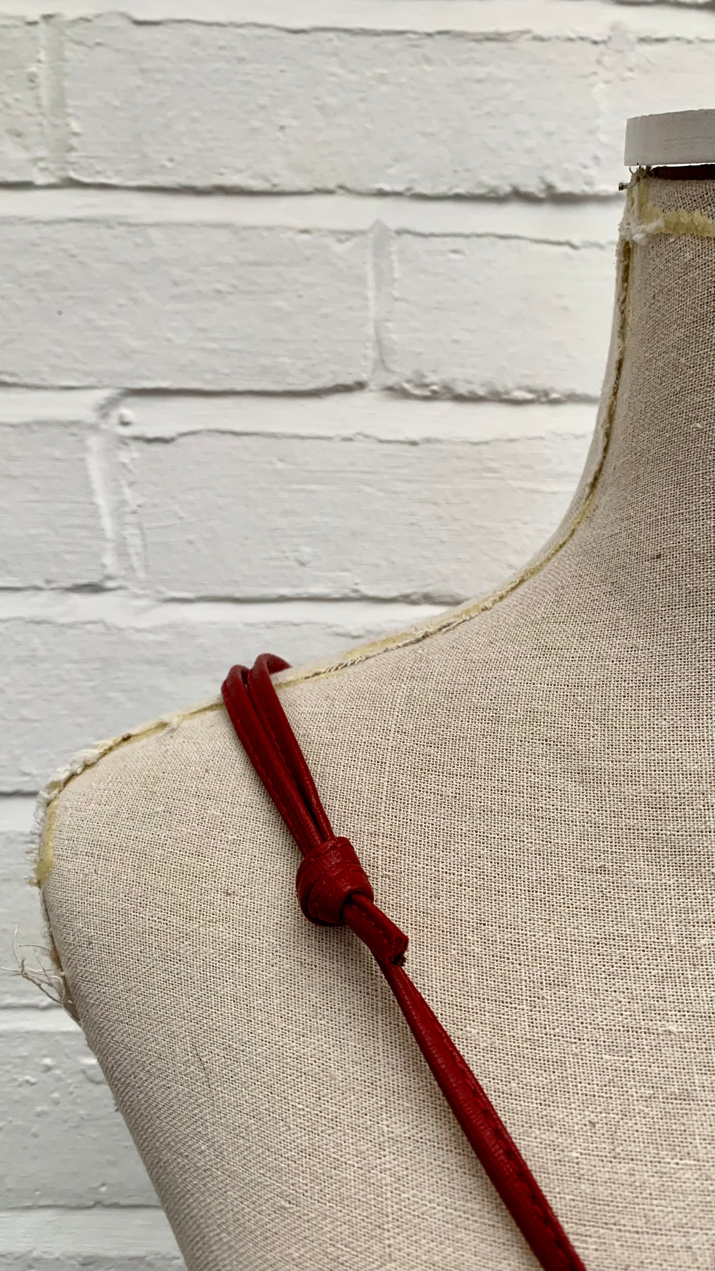Red Love Heart Leather Bag - Amour STUDIO TEW
