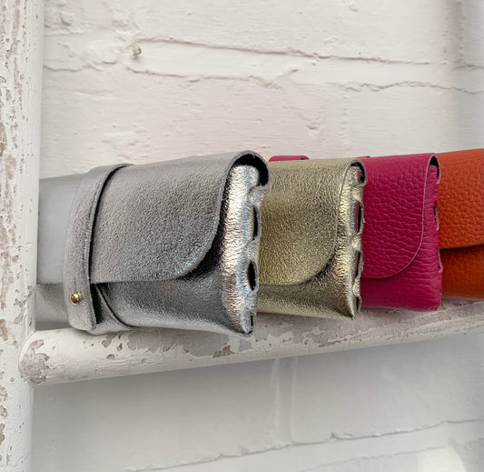 Leather Glasses Case In Numerous Colours STUDIO TEW