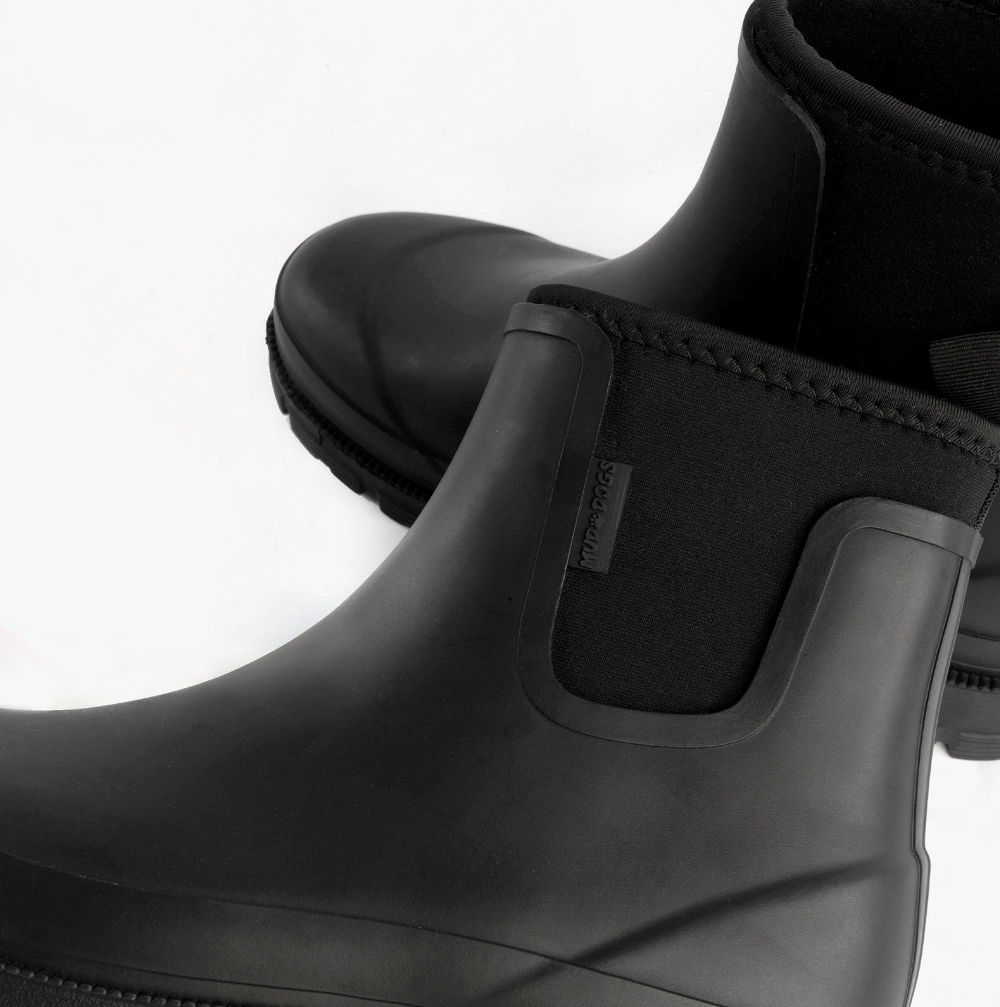 Mud Dogs Womens Ankle Neoprene Wellies Black