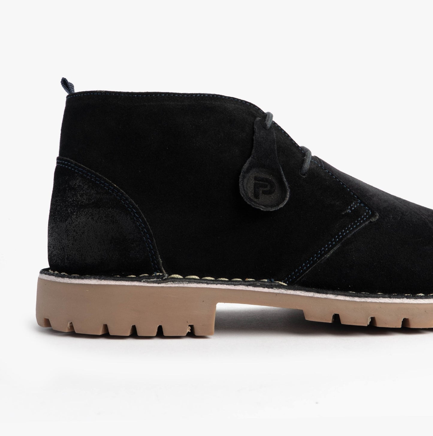 Popps COOPER Mens Desert Boots Navy