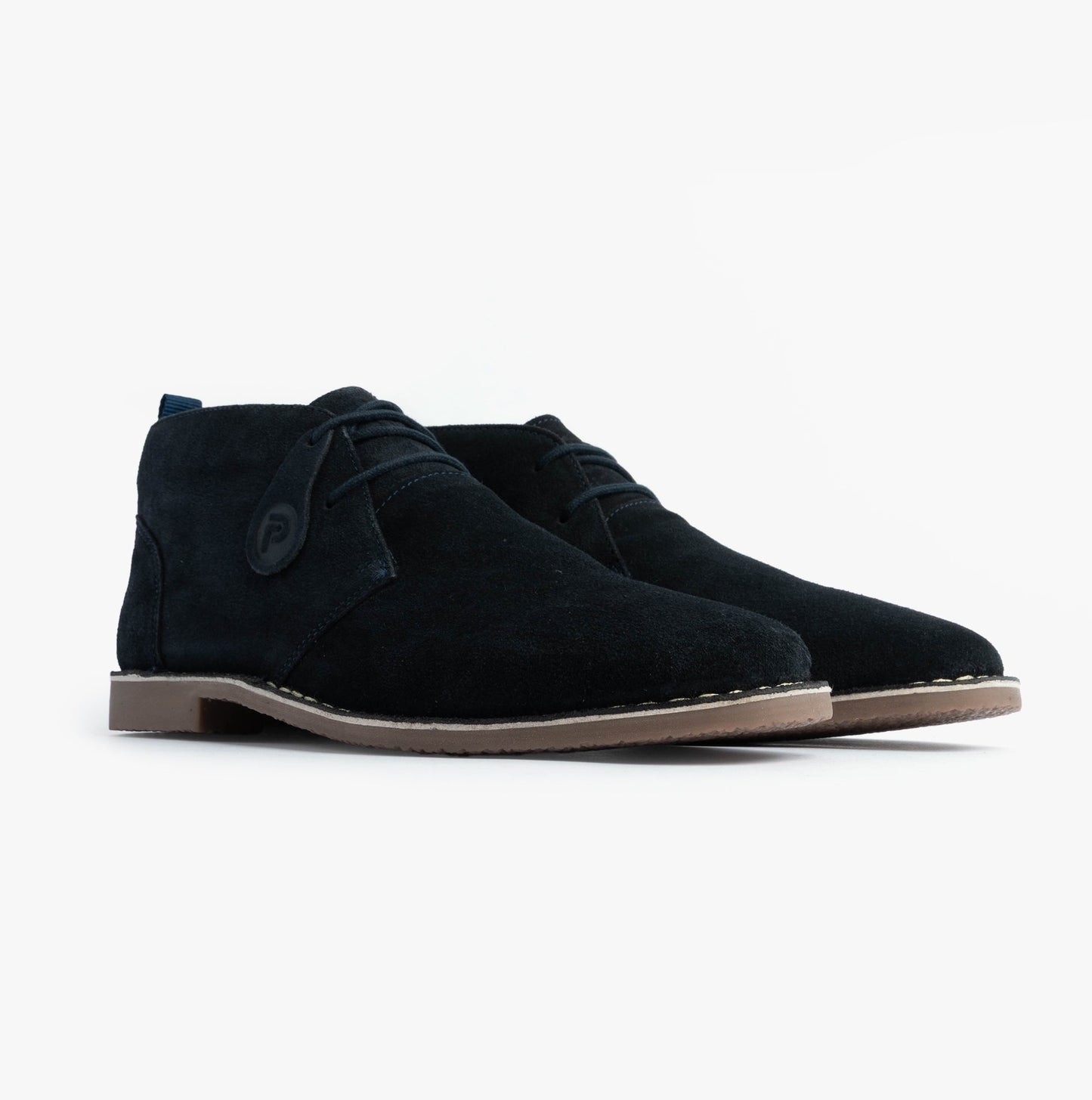 Popps VESPA Unisex Desert Boots Navy