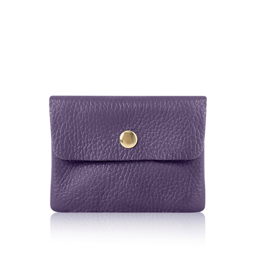 Purple Grape Mini Leather Purse - Mini STUDIO TEW