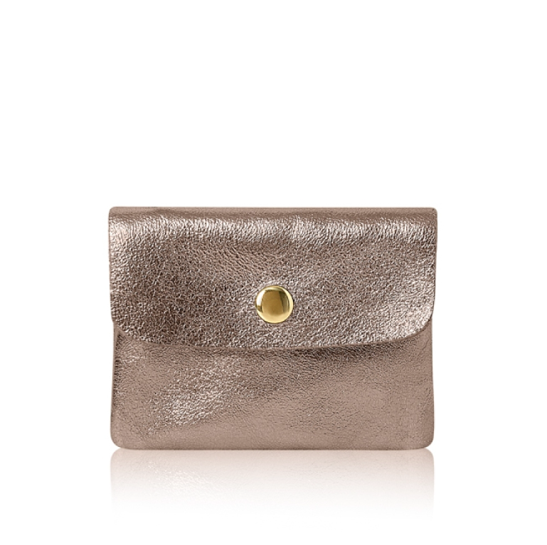 Bronze Mini Leather Purse - Mini STUDIO TEW