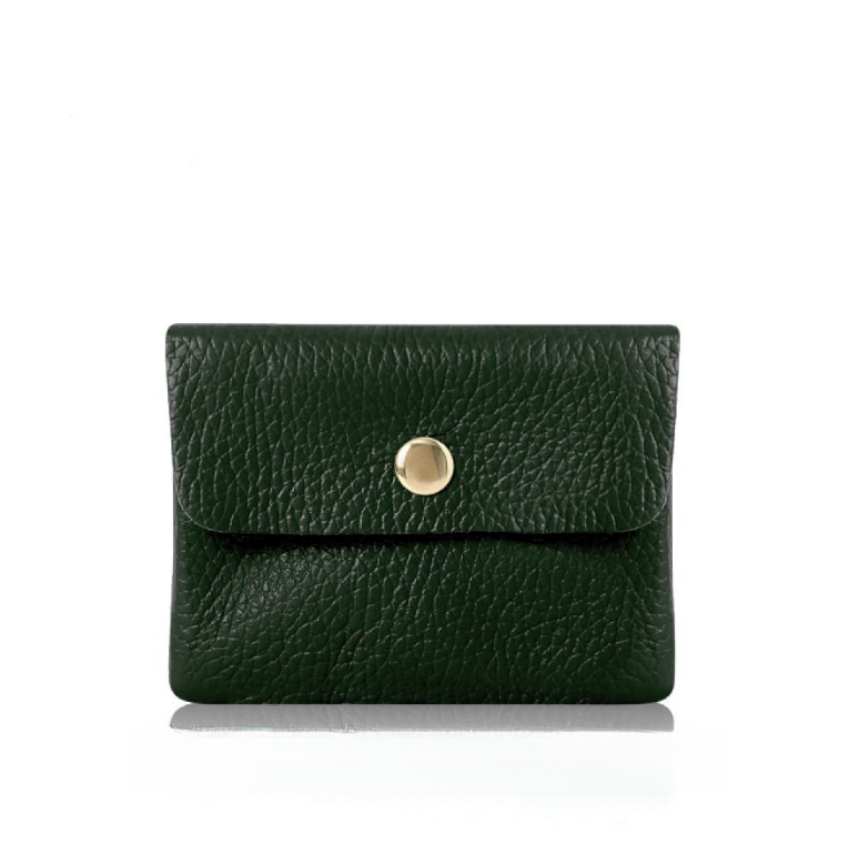 Dark Green Mini Leather Purse - Mini STUDIO TEW