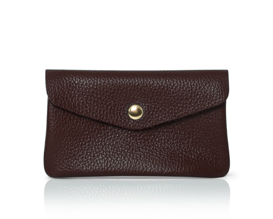 Brown Leather Purse - Medium STUDIO TEW