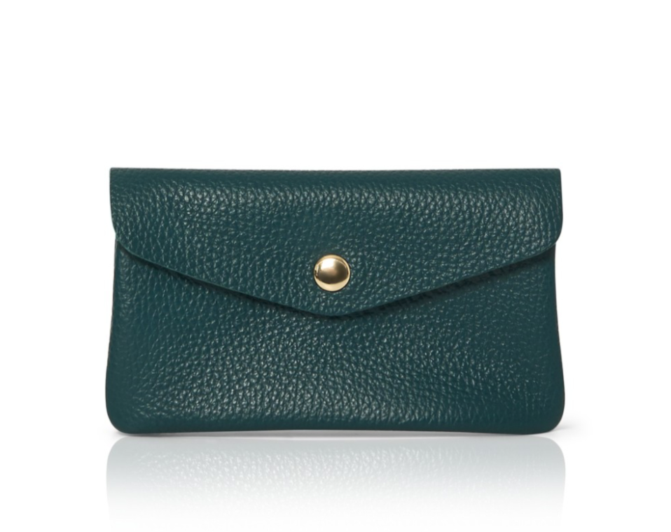 Dark Teal Leather Purse - Medium STUDIO TEW