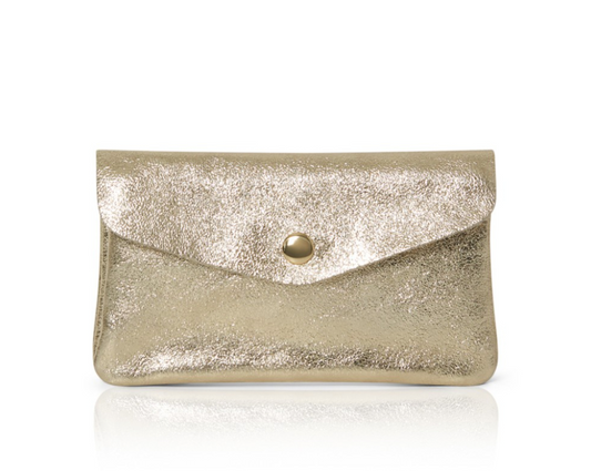 Gold Leather Purse - Medium STUDIO TEW