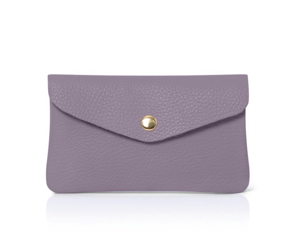 Lilac Leather Purse - Medium STUDIO TEW