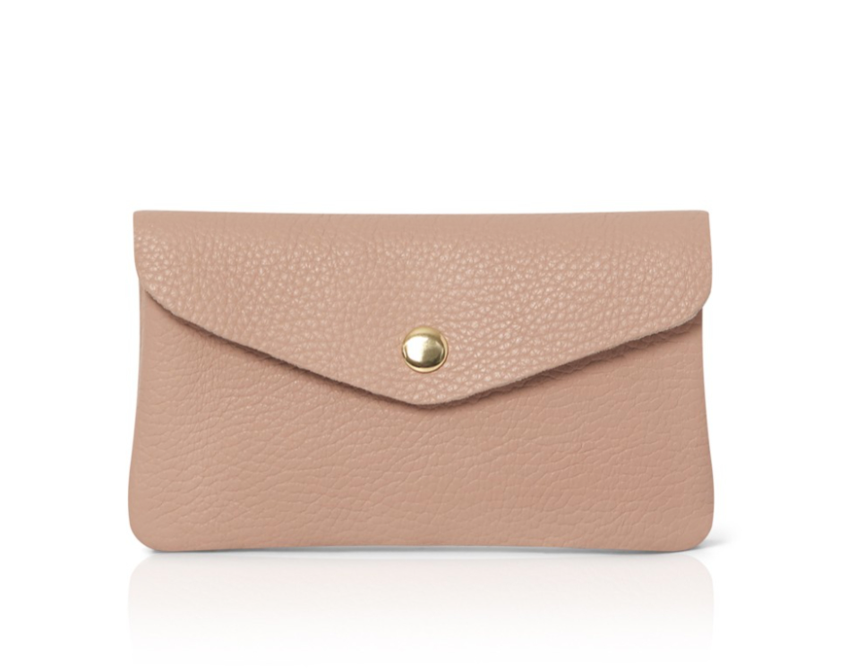 Nude Pink Leather Purse - Medium STUDIO TEW