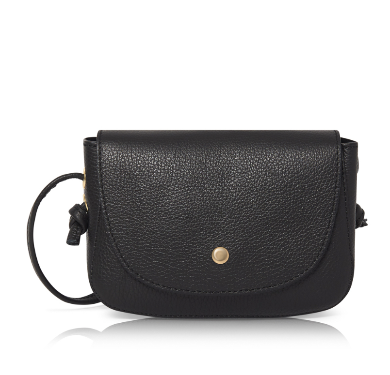 Small Black Bag With Knot Detail - Isla STUDIO TEW