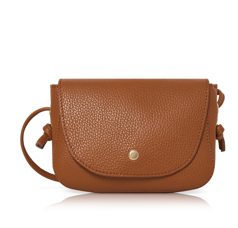 Small Tan Bag With Knot Detail - Isla STUDIO TEW