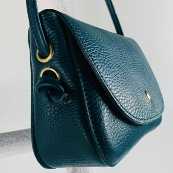 Small Teal Bag With Knot Detail - Isla STUDIO TEW