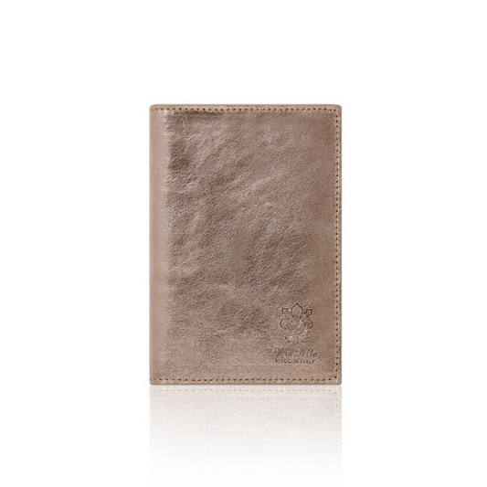 Bronze Leather Passport Holder - STUDIO TEW