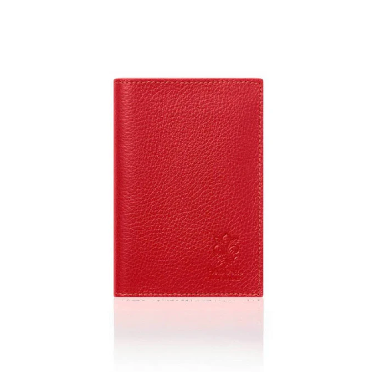 Red Leather Passport Holder