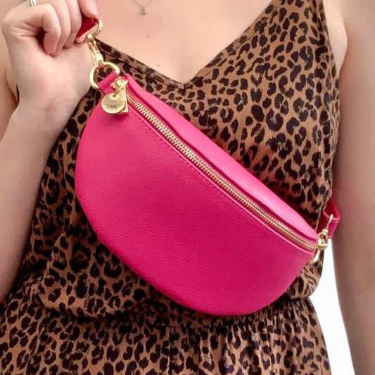 Sac taille en cuir blanc, sac Fanny, sac Bum, sac proche du corps, petit sac en cuir, sac Festival, sac Bum en cuir pour femmes