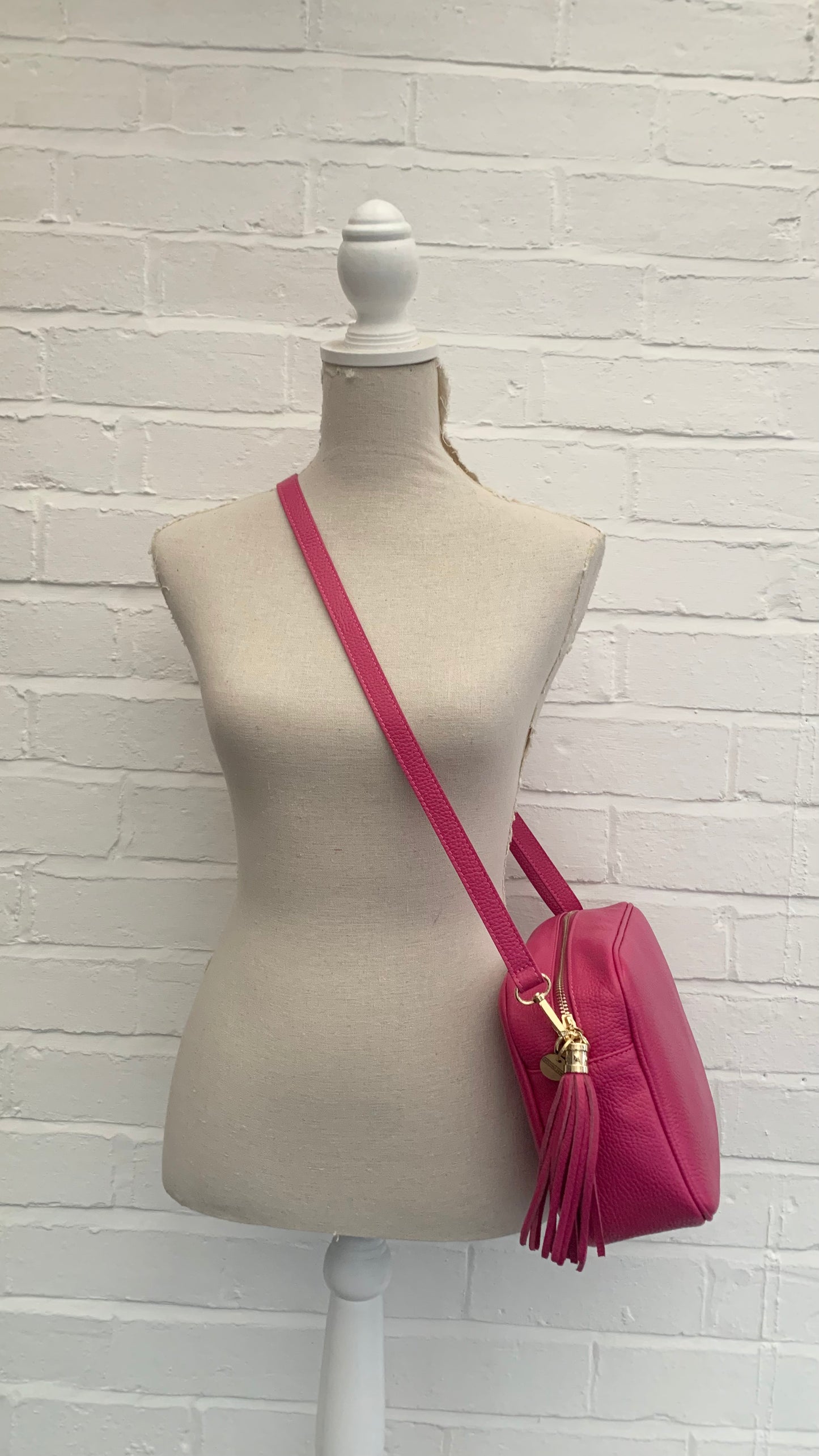 Fuchsia Large Crossbody Bag - Darcy STUDIO TEW