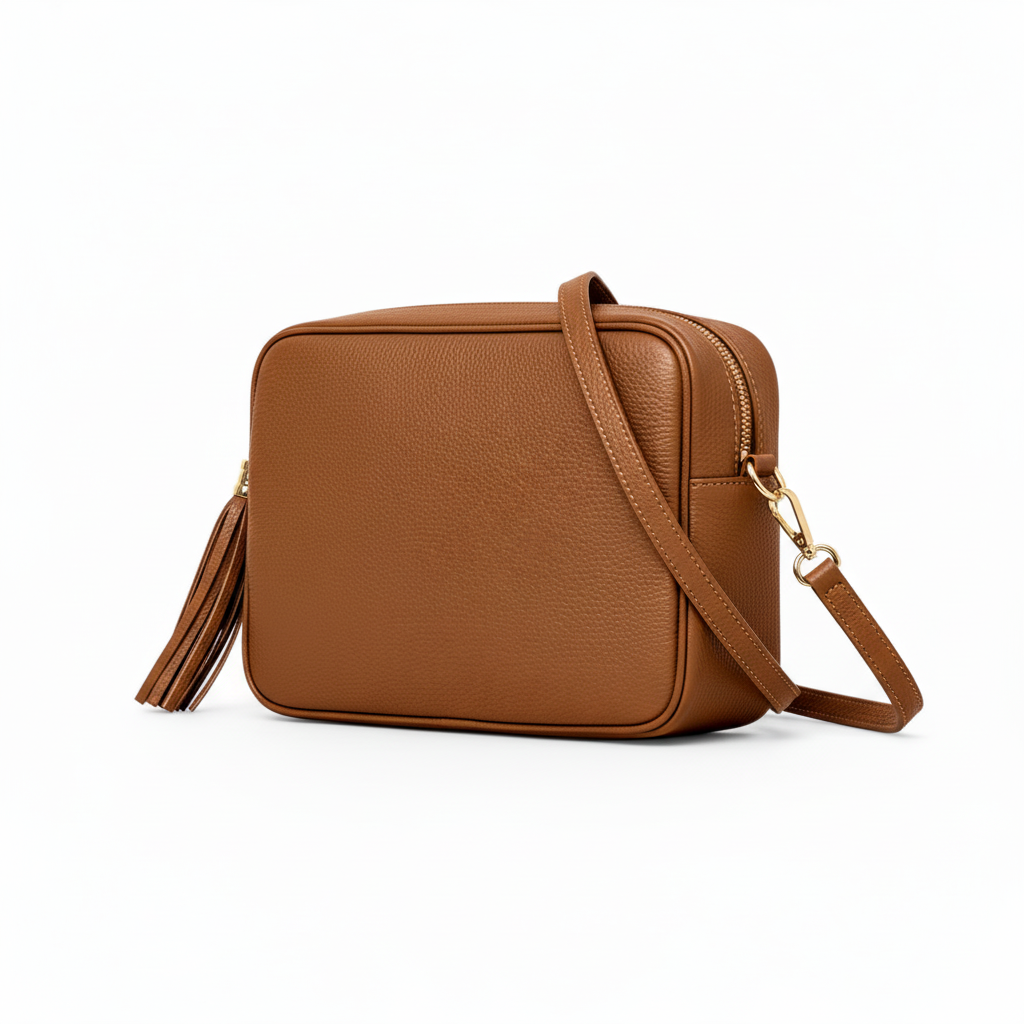 Tan XL Darcy three-quarter view