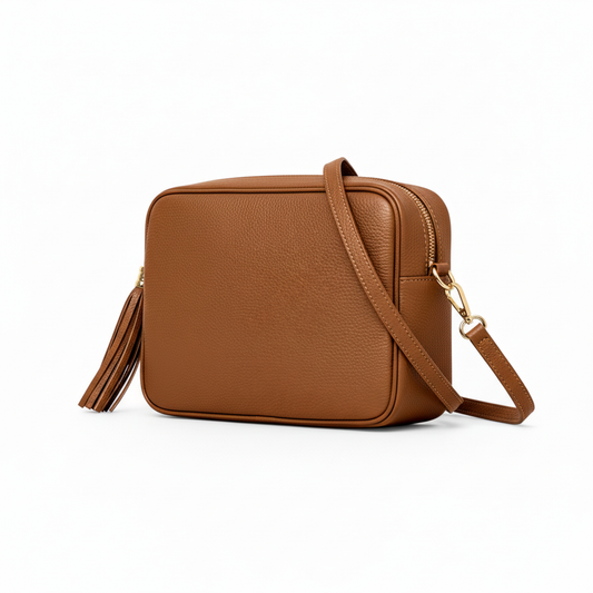 Tan XL Darcy three-quarter view