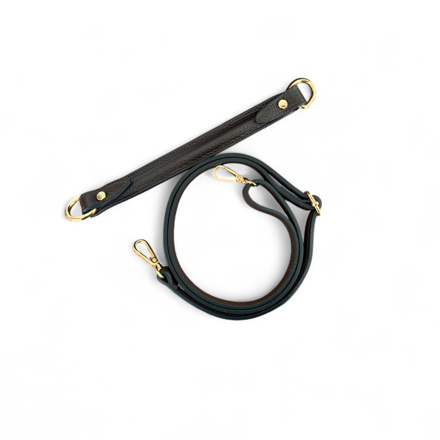 Dark Brown Suede Crescent Shaped Hobo Bag - Valerie