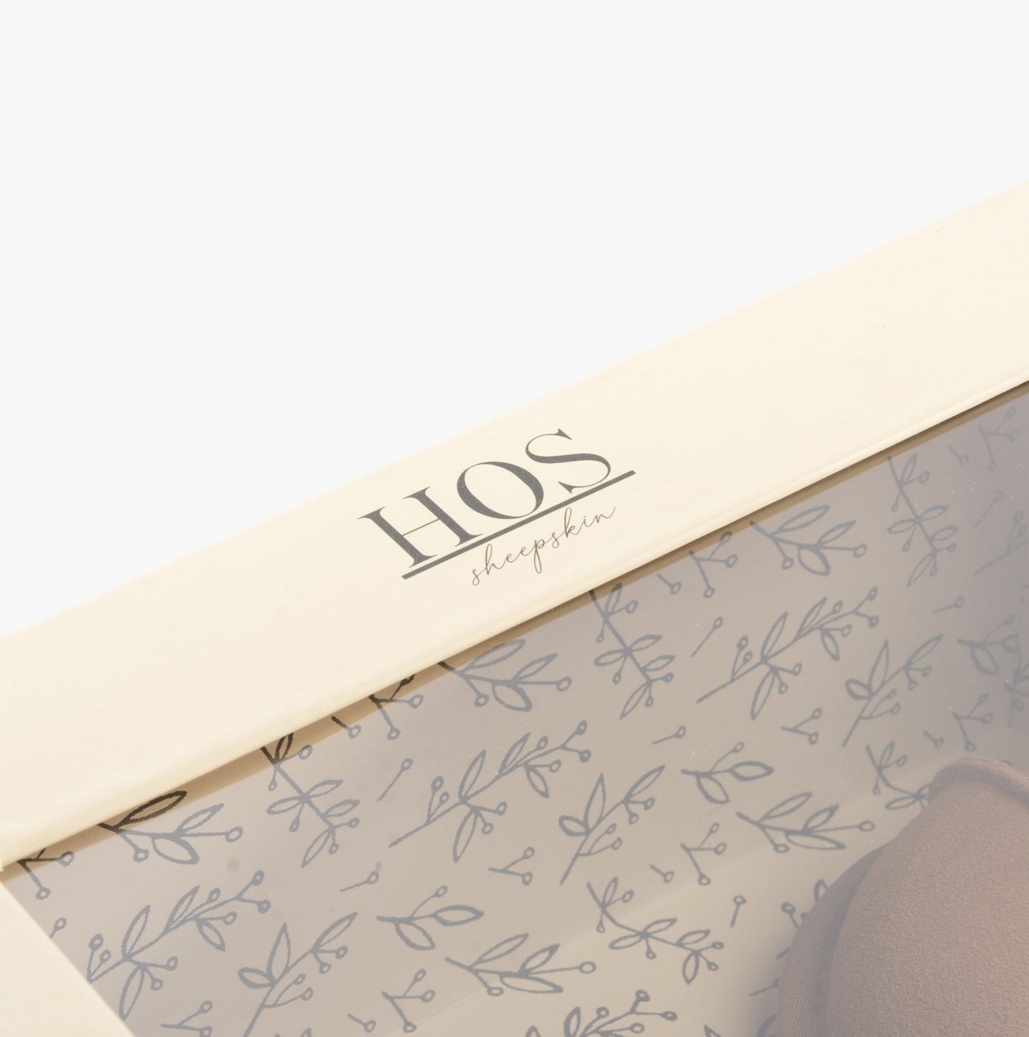 HOS Sheepskin EDWIN Mens Slippers Chestnut