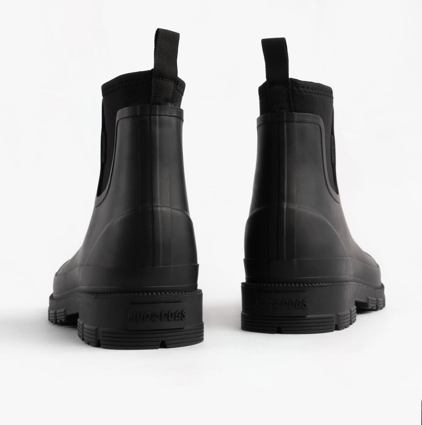 Mud Dogs Womens Ankle Neoprene Wellies Black