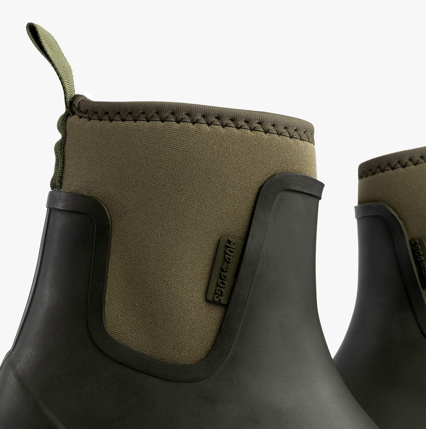Mud Dogs Womens Ankle Neoprene Wellies Dark Green