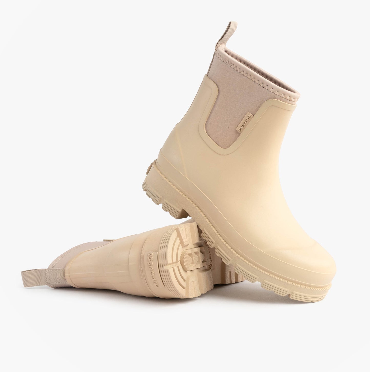 Mud Dogs Womens Ankle Neoprene Wellies Mushroom