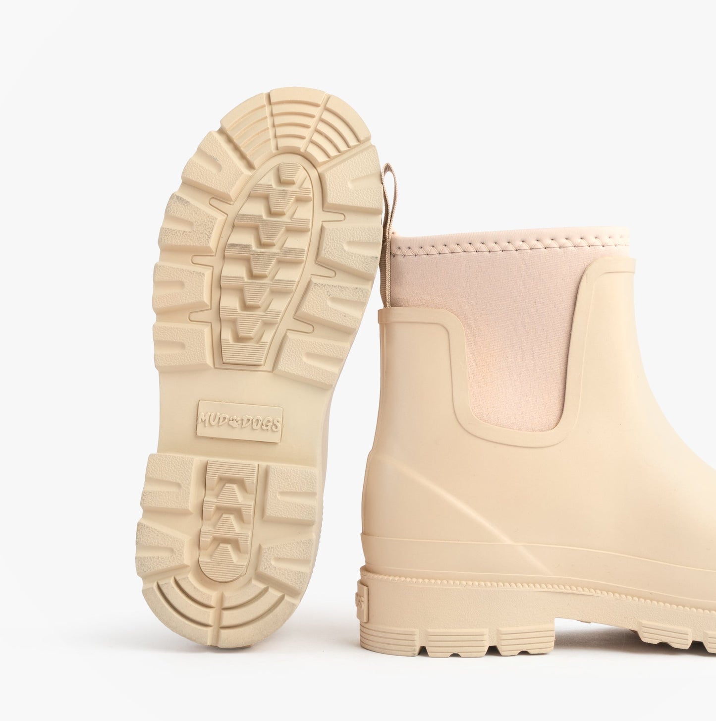 Mud Dogs Womens Ankle Neoprene Wellies Mushroom