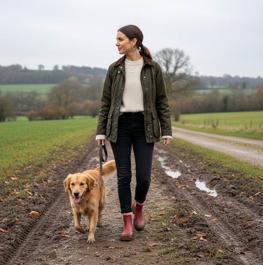 Mud Dogs Womens Ankle Neoprene Wellies Pink
