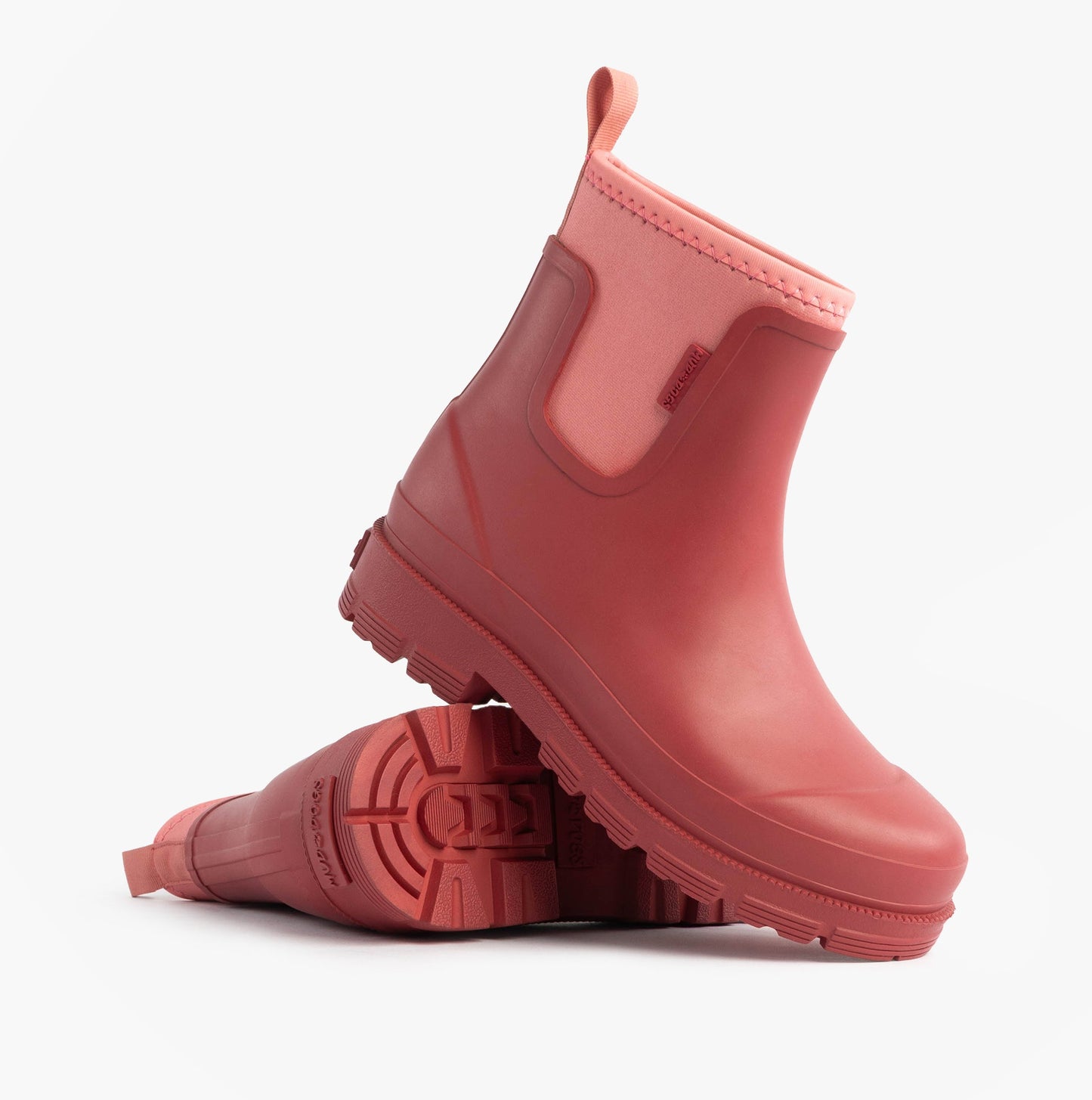 Mud Dogs Womens Ankle Neoprene Wellies Pink