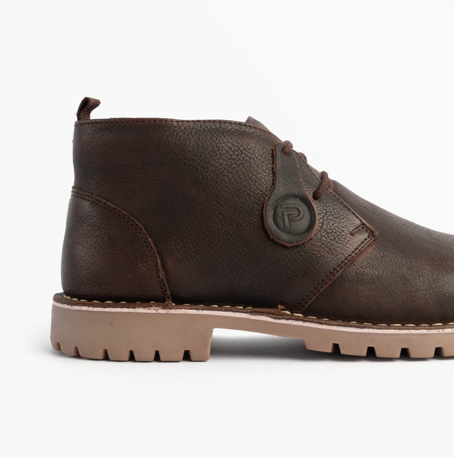 Popps COOPER Mens Desert Boots Dark Brown