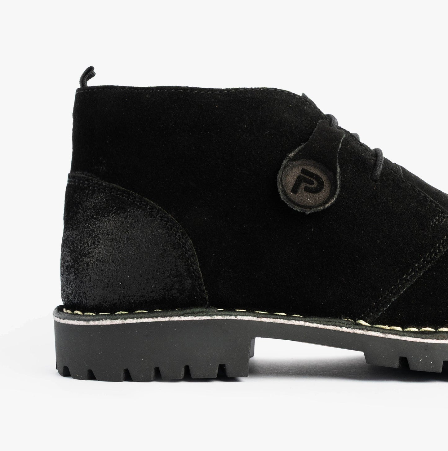 Popps COOPER Mens Desert Boots Black