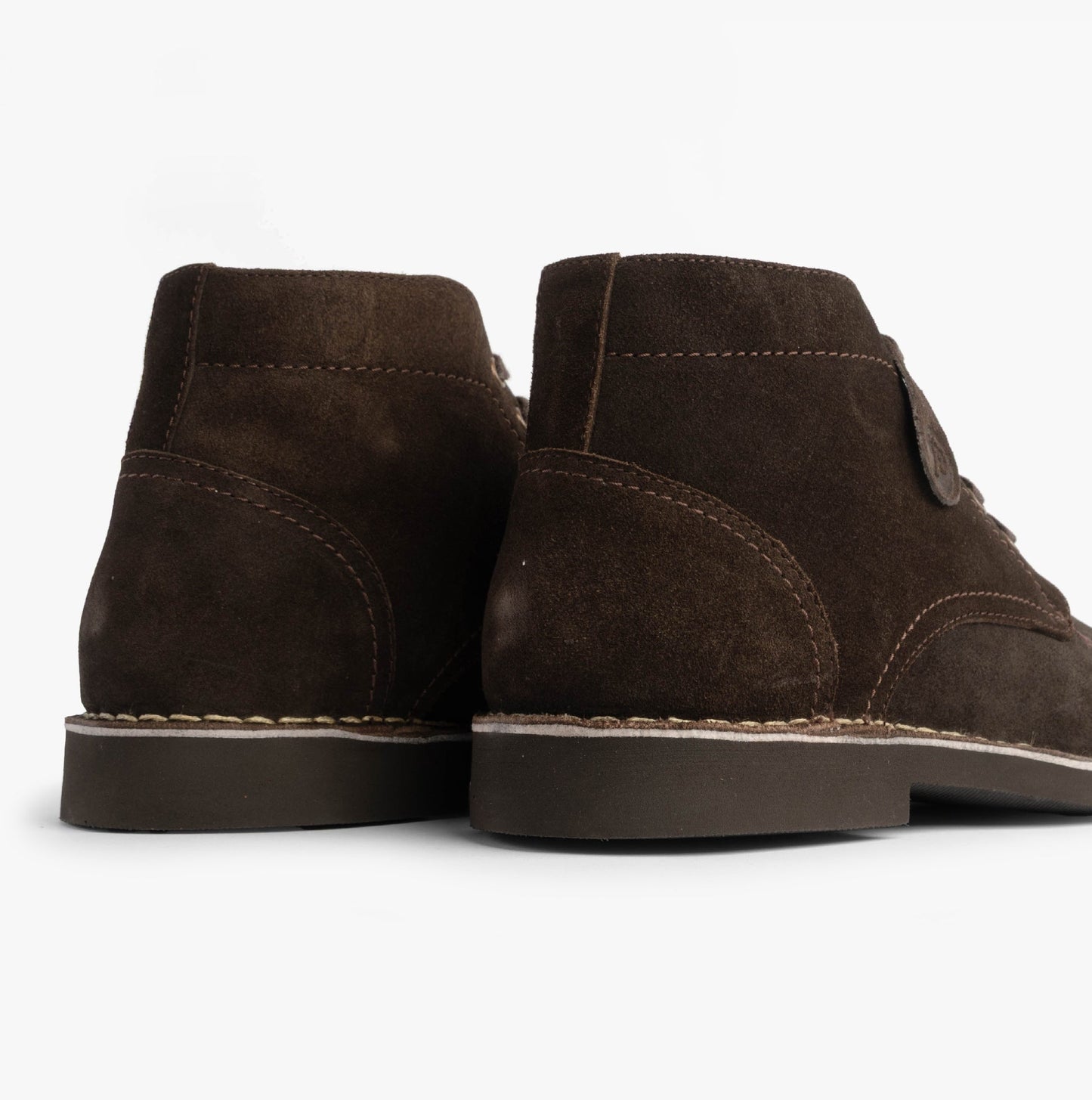 Popps RANGER Mens Desert Boots Dark Brown