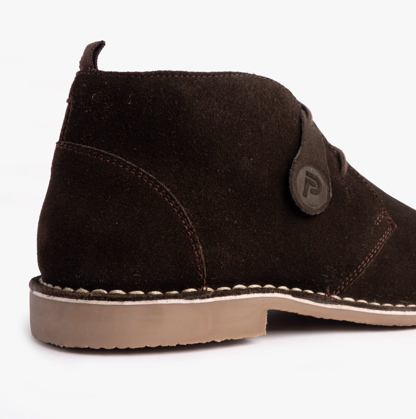 Popps VESPA Unisex Desert Boots Dark Brown