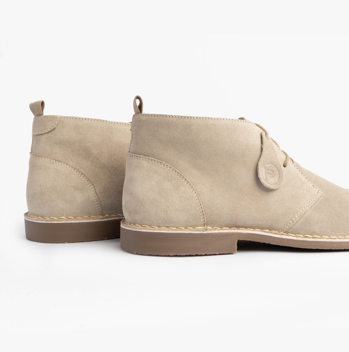 Popps VESPA Unisex Desert Boots Sand