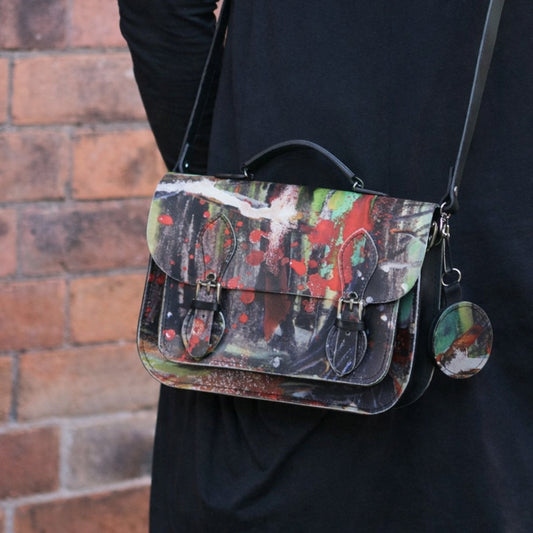 Leather Midi Satchel - Rachel Gadsden Artist Edition - STUDIO TEW