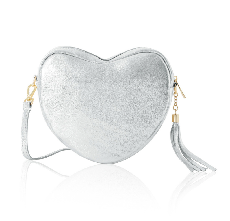 Silver Love Heart Bag - Maya