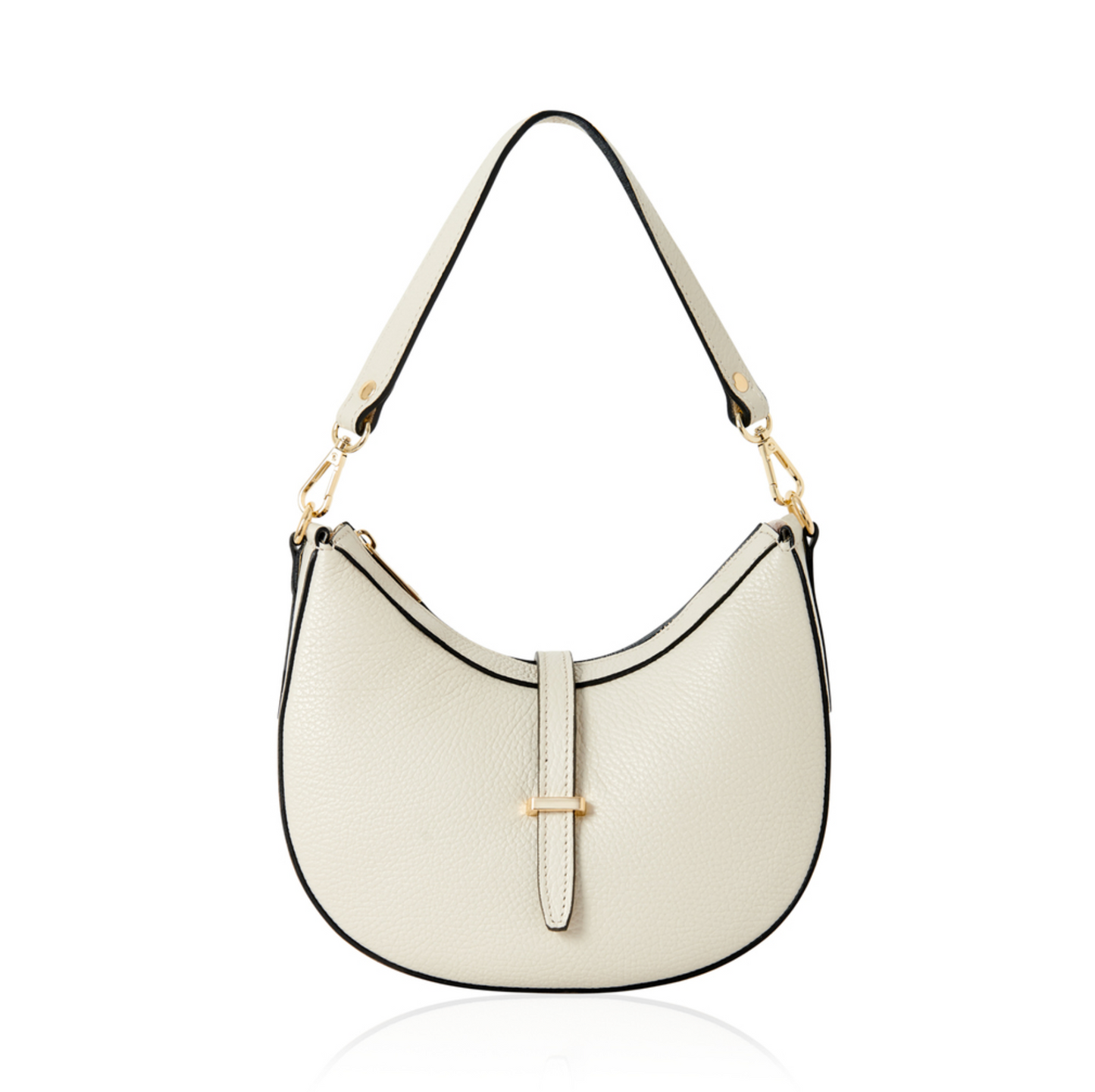 Crescent Shaped Leather Bag - The Francie Bag