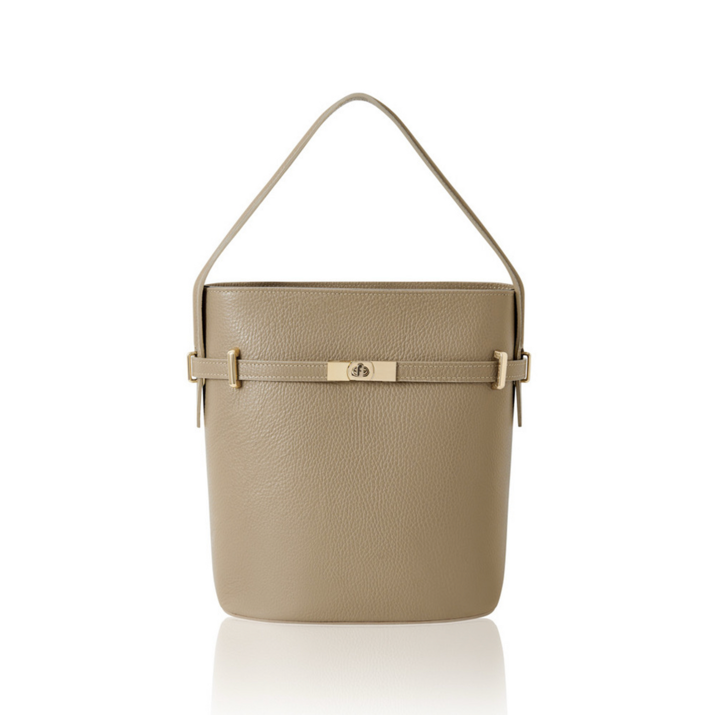 Taupe Bucket Bag - Joleen