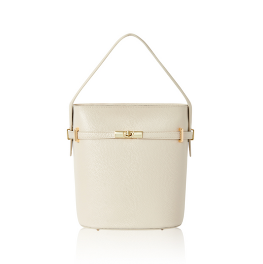 Cream Bucket Bag - Joleen