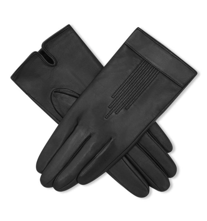 Ladies Black Leather Gloves