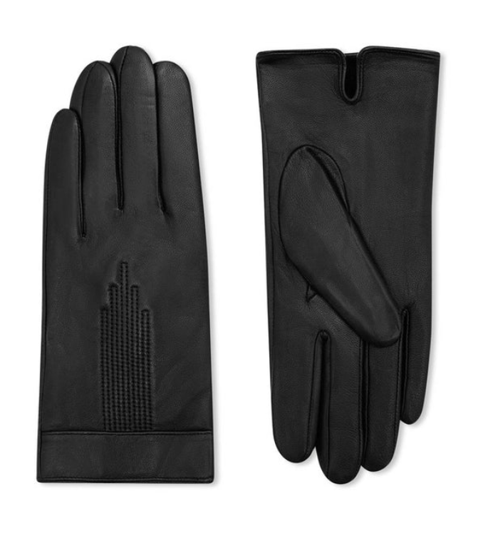 Ladies Black Leather Gloves