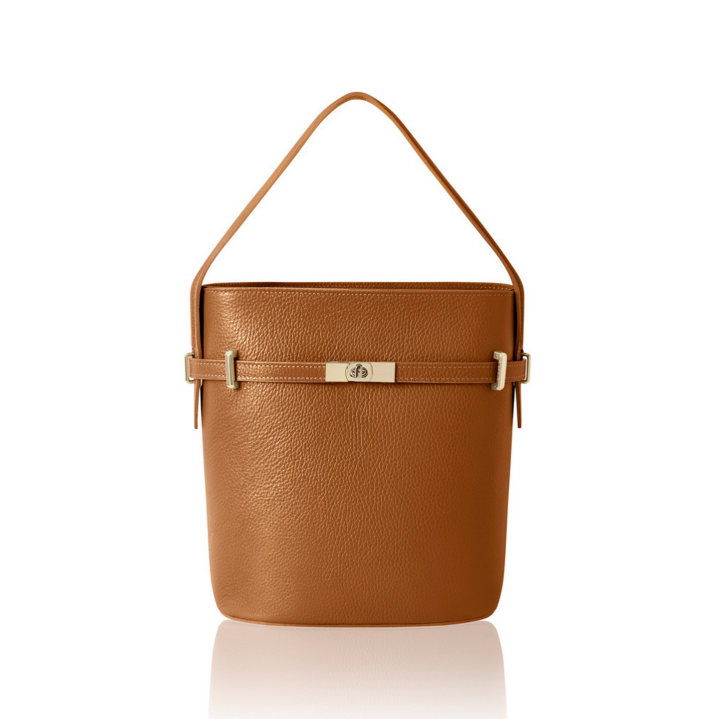 Tan Bucket Bag - Joleen