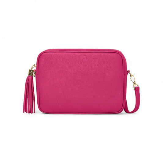 Große Umhängetasche in Fuchsia – Darcy