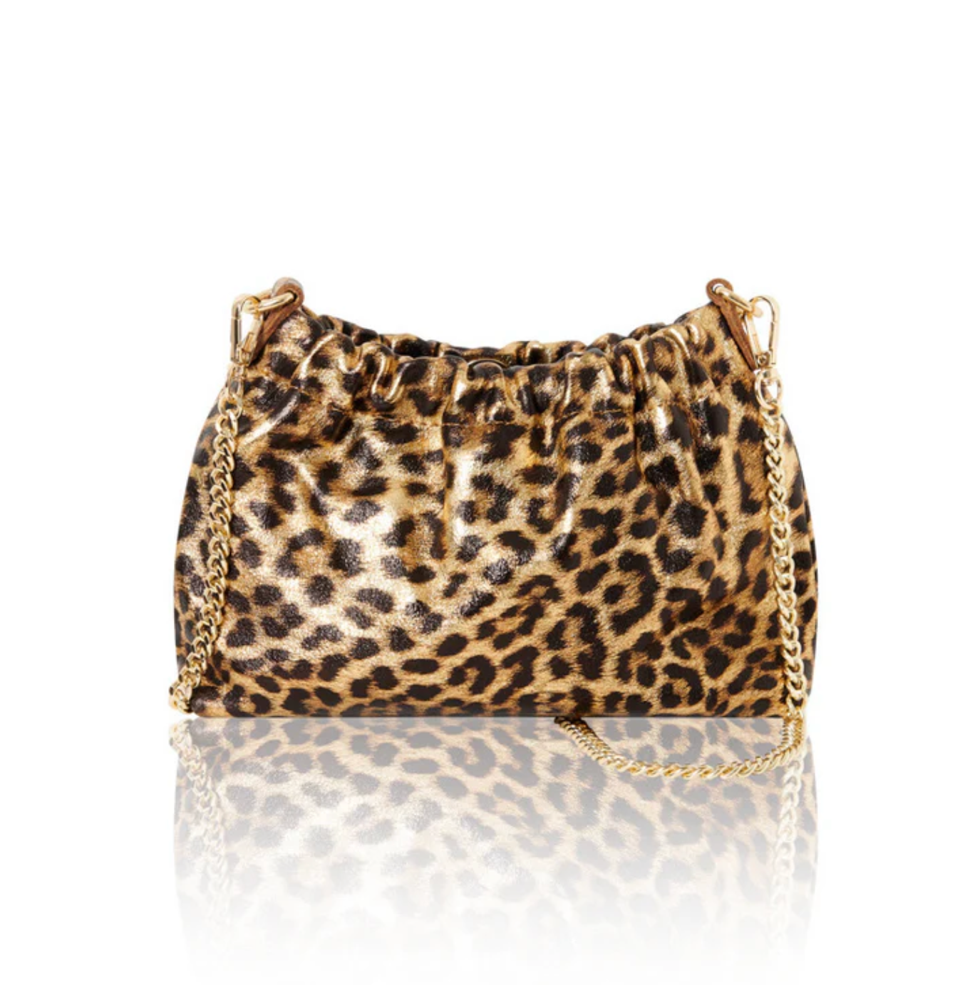Gold Metallic Leopard Print - Moira - STUDIO TEW