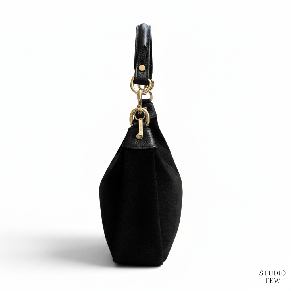 Black Suede - Side Profile