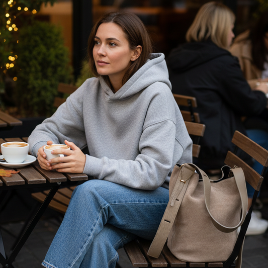 Café moment - high angle