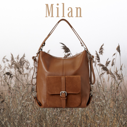 Tan Multiway Backpack - Milan