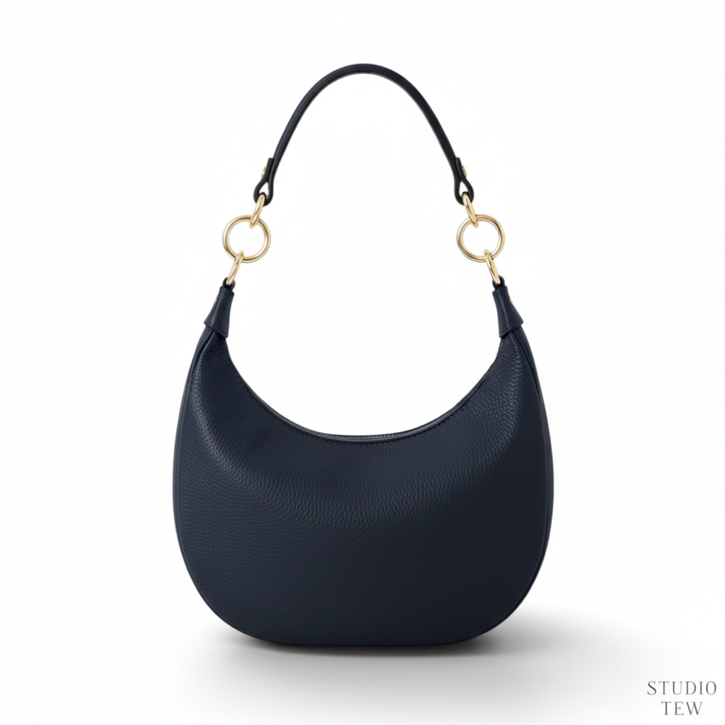 Navy - Leather Valerie